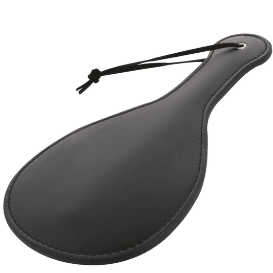DARKNESS - ROUNDED BLACK FETISH PADDLE - Kink&Play