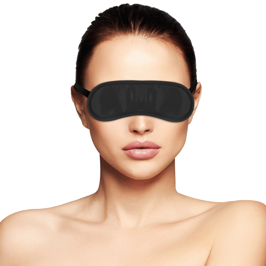 DARKNESS - STRAIGHT BLACK MASK - Kink&Play