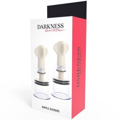 DARKNESS - TRANSPARENT NIPPLE STIMULATING WAVES 5CM DIMETER - Kink&Play