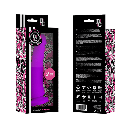 DELTA CLUB - TOYS LILAC DILDO MEDICAL SILICONE 17 CM - O - 3 CM - Kink&Play