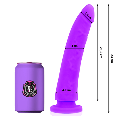 DELTA CLUB - TOYS LILAC DILDO MEDICAL SILICONE 23 CM - O - 4.5 CM - Kink&Play