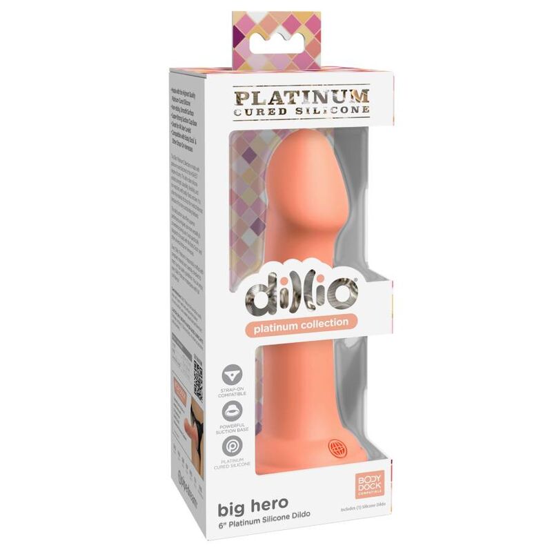 DILLIO - BIG HERO 15,24 CM ORANGE - Kink&Play