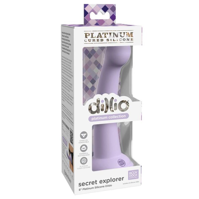 DILLIO - SECRET EXPLORER 15,24 CM VIOLET - Kink&Play