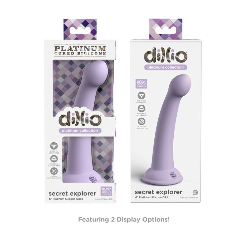 DILLIO - SECRET EXPLORER 15,24 CM VIOLET - Kink&Play