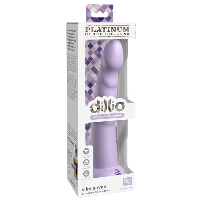 DILLIO - SLIM SEVEN 17,78 CM VIOLET - Kink&Play