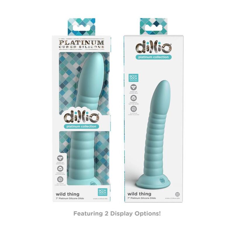 DILLIO - WILD THING 17,78 CM GREEN - Kink&Play