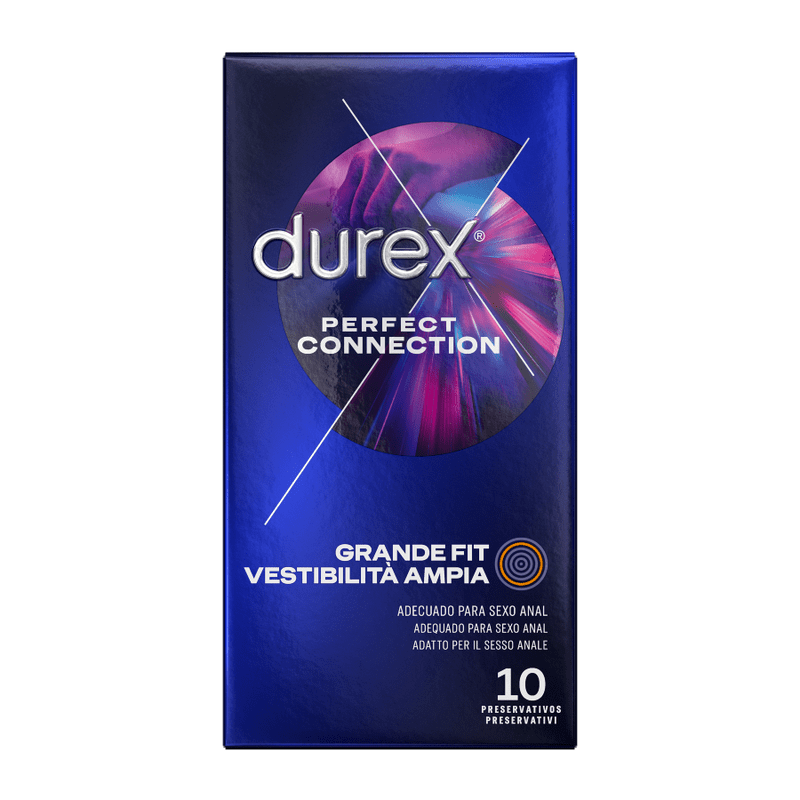 DUREX - PERFECT CONNECTION SILICONE EXTRA LUBRIFICATION 10 UNITS - Kink&Play