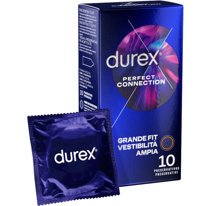 DUREX - PERFECT CONNECTION SILICONE EXTRA LUBRIFICATION 10 UNITS - Kink&Play