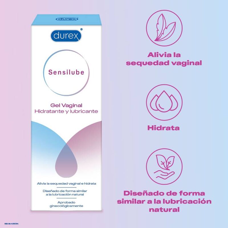 DUREX - SENSILUBE GEL MOISTURIZING LUBE 40 ML - Kink&Play