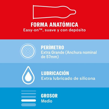 DUREX - SENSITIVE XL CONDOMS 10 UNITS - Kink&Play