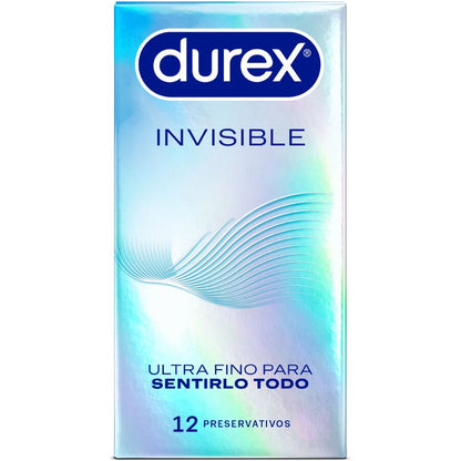 DUREX - ULTRA THIN INVISIBLE CONDOMS 12 UNITS - Kink&Play