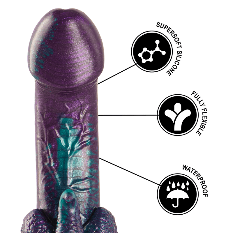 EPIC - BASILISK DILDO DOUBLE SCALY PLEASURE SMALL SIZE - Kink&Play