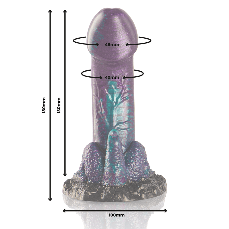 EPIC - BASILISK DILDO DOUBLE SCALY PLEASURE SMALL SIZE - Kink&Play