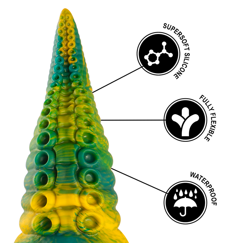 EPIC - CETUS GREEN TENTACLE DILDO SMALL SIZE - Kink&Play