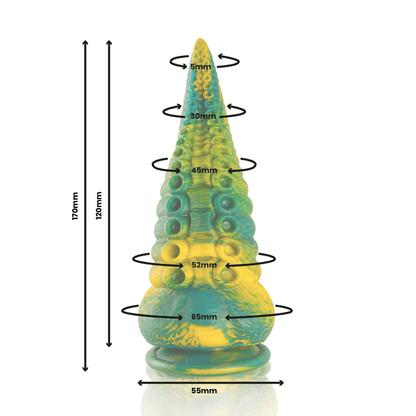 EPIC - CETUS GREEN TENTACLE DILDO SMALL SIZE - Kink&Play