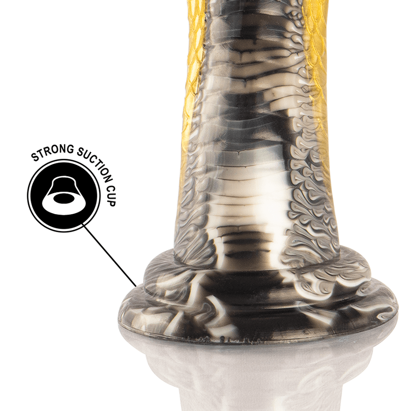 EPIC - DRAKON DILDO YELLOW COBRA - Kink&Play