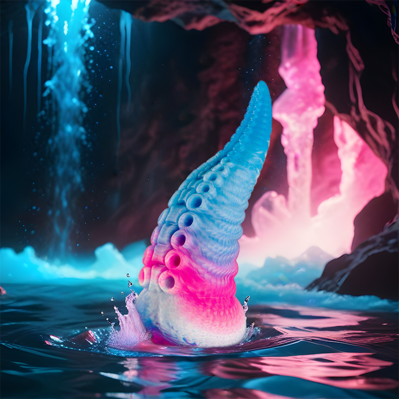 EPIC - PHORCYS BLUE TENTACLE DILDO BIG SIZE - Kink&Play