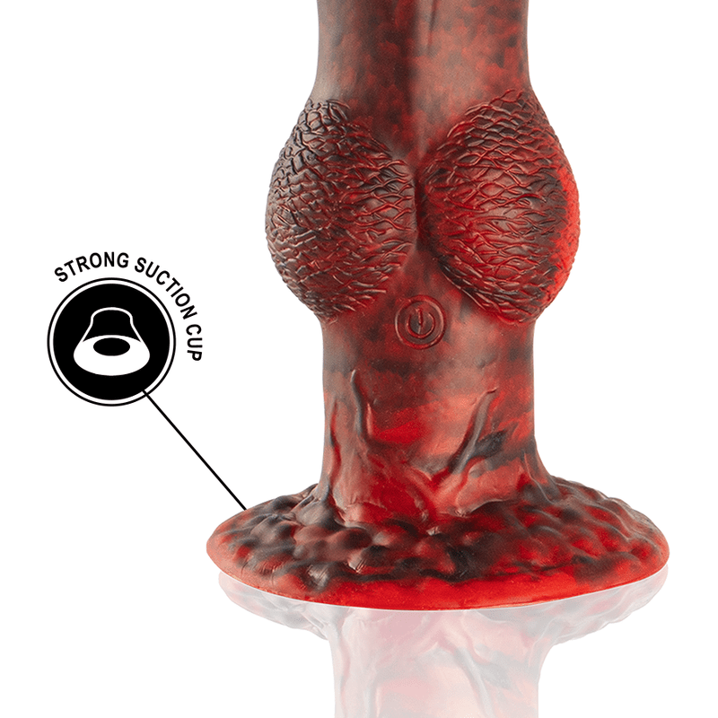 EPIC - PROMETHEUS DILDO TITAN IN FLAMES RECHARGEABLE REMOTE CONTROL - Kink&Play