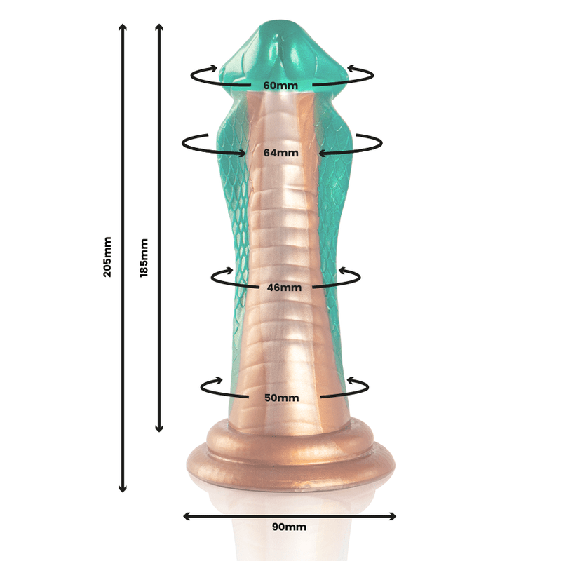 EPIC - PYTHON DILDO COBRA GREEN - Kink&Play