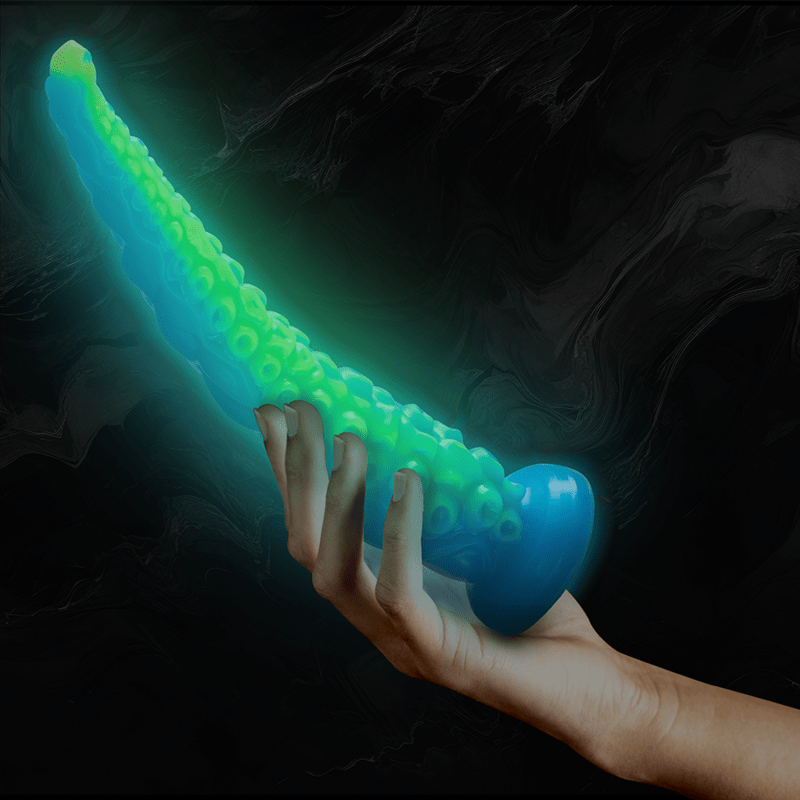 EPIC - SCYLLA FLUORESCENT THIN TENTACLE DILDO LARGE SIZE - Kink&Play