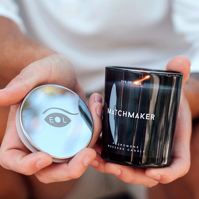 EYE OF LOVE - MATCHMAKER BLACK DIAMOND MASSAGE CANDLE ATTRACT HER 150 ML - Kink&Play