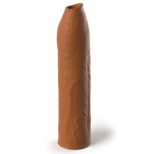 FANTASY X - TENSIONS - PIPEDREAMS EXTENSION SLEEVE UNCUT 17,78 CM CARAMEL - Kink&Play