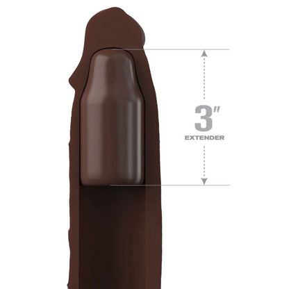 FANTASY X - TENSIONS - PIPEDREAMS EXTENSION W STRAP 17,78 CM BROWN - Kink&Play