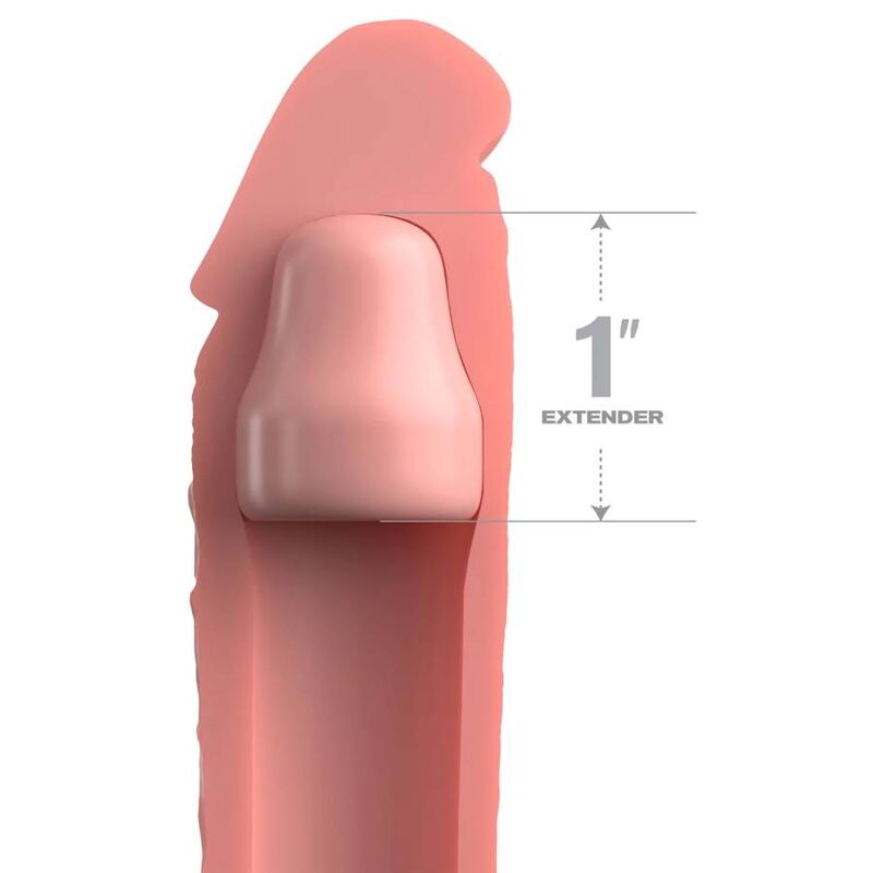 FANTASY X - TENSIONS - PIPEDREAMS SLEEVE 17,78 CM + 2,54 CM PLUG SKIN - Kink&Play