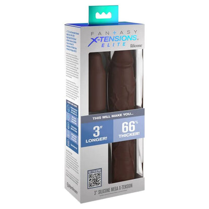 FANTASY X - TENSIONS - PIPEDREAMS SLEEVE 22,86 CM + 7,62 CM PLUG BROWN - Kink&Play