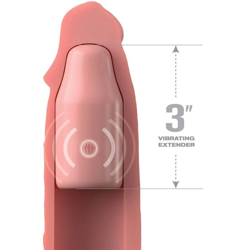 FANTASY X - TENSIONS - PIPEDREAMS SLEEVE 22,86 CM + 7,62 CM PLUG REMOTE SKIN - Kink&Play