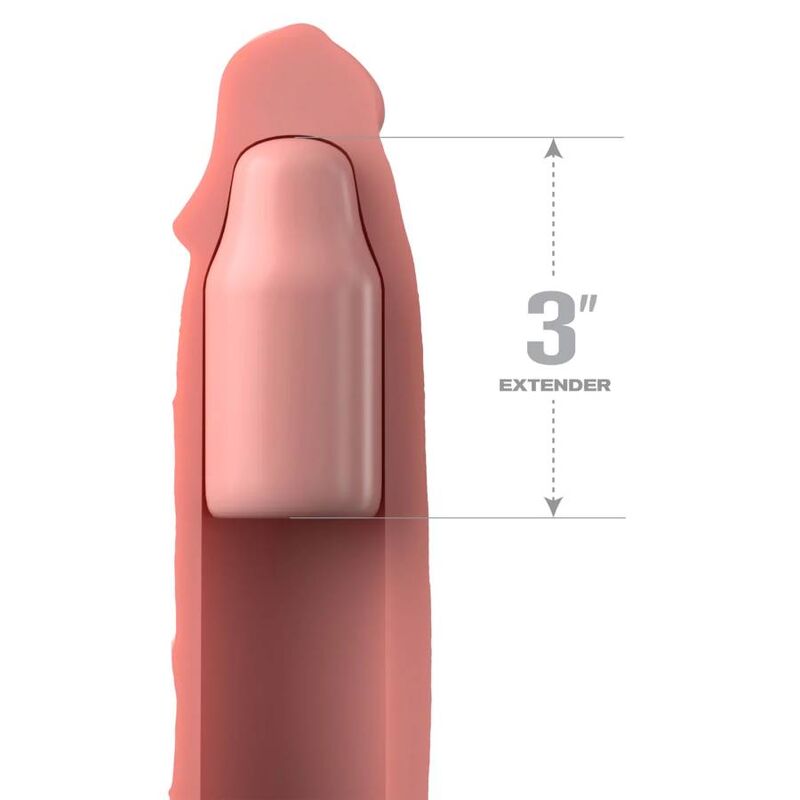 FANTASY X - TENSIONS - PIPEDREAMS SLEEVE 22,86 CM + 7,62 CM PLUG SKIN - Kink&Play