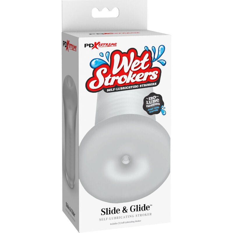 FETISH FANTASY EXTREME - SLIDE & GLIDE STROKER SILICONE TRANSPARENT - Kink&Play