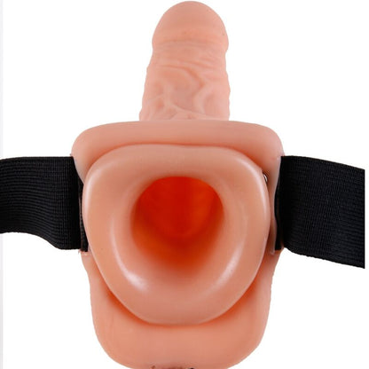 FETISH FANTASY SERIES - ADJUSTABLE HARNESS REMOTE CONTROL REALISTIC PENIS WITH TESTICLES 23 CM - Kink&Play