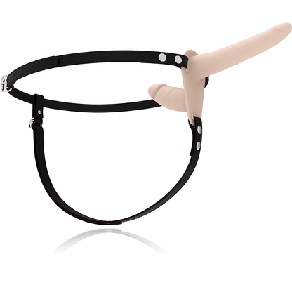 FETISH SUBMISSIVE HARNESS - DOUBLE PENETRATION FLESH UP VIBRATOR - Kink&Play