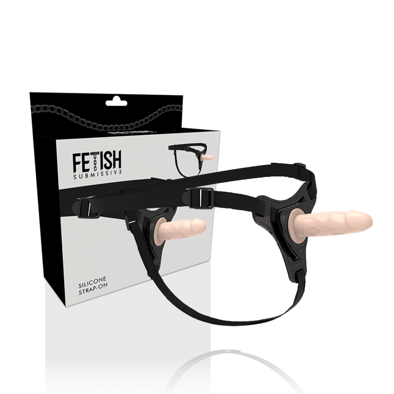 FETISH SUBMISSIVE HARNESS - FLESH REALISTIC SILICONE 12.5 CM - Kink&Play