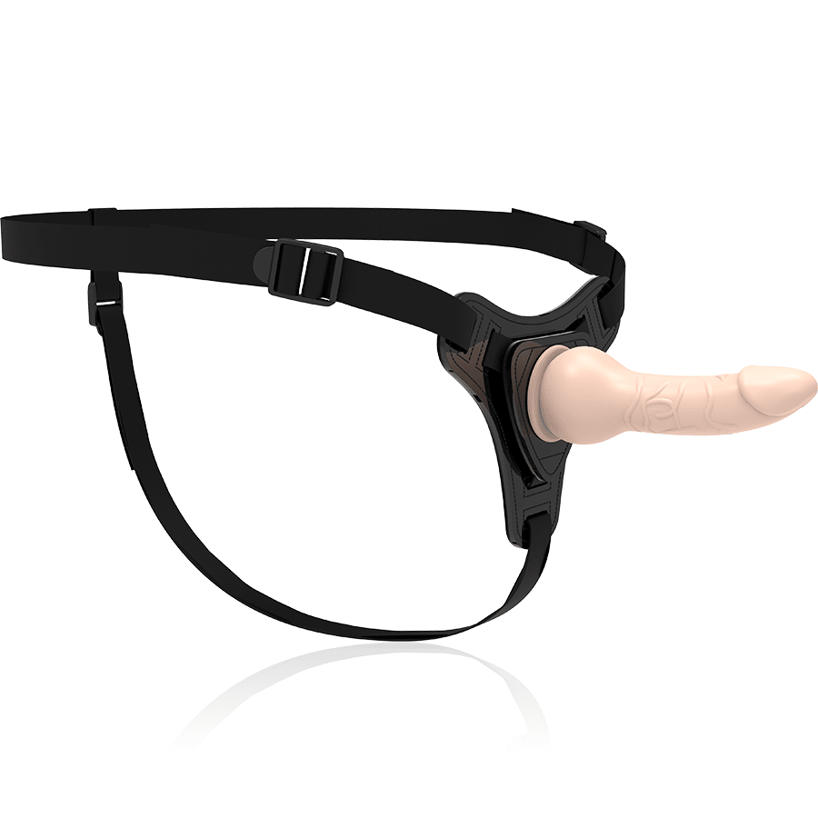 FETISH SUBMISSIVE HARNESS - FLESH REALISTIC SILICONE 16 CM - Kink&Play