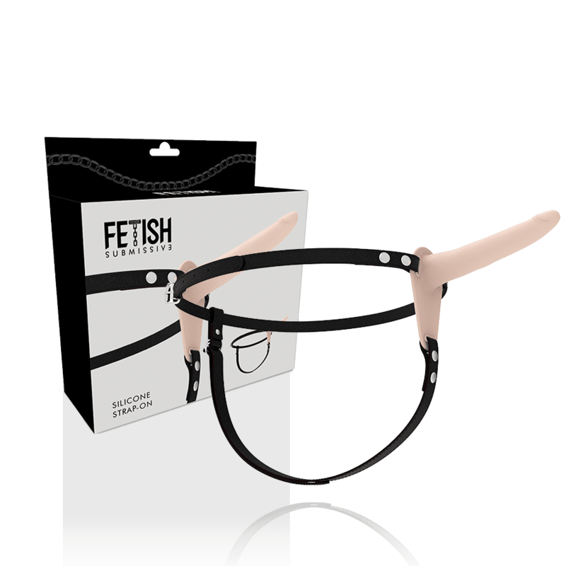 FETISH SUBMISSIVE HARNESS - FLESH SILICONE 15 CM - Kink&Play