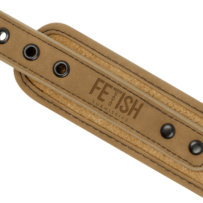 FETISH SUBMISSIVE ORIGEN - NEOPRENE LINED NECKLACE WITH CHAIN - Kink&Play