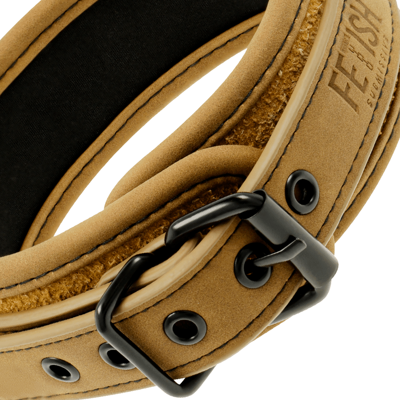 FETISH SUBMISSIVE ORIGEN - NEOPRENE LINED NECKLACE WITH CHAIN - Kink&Play