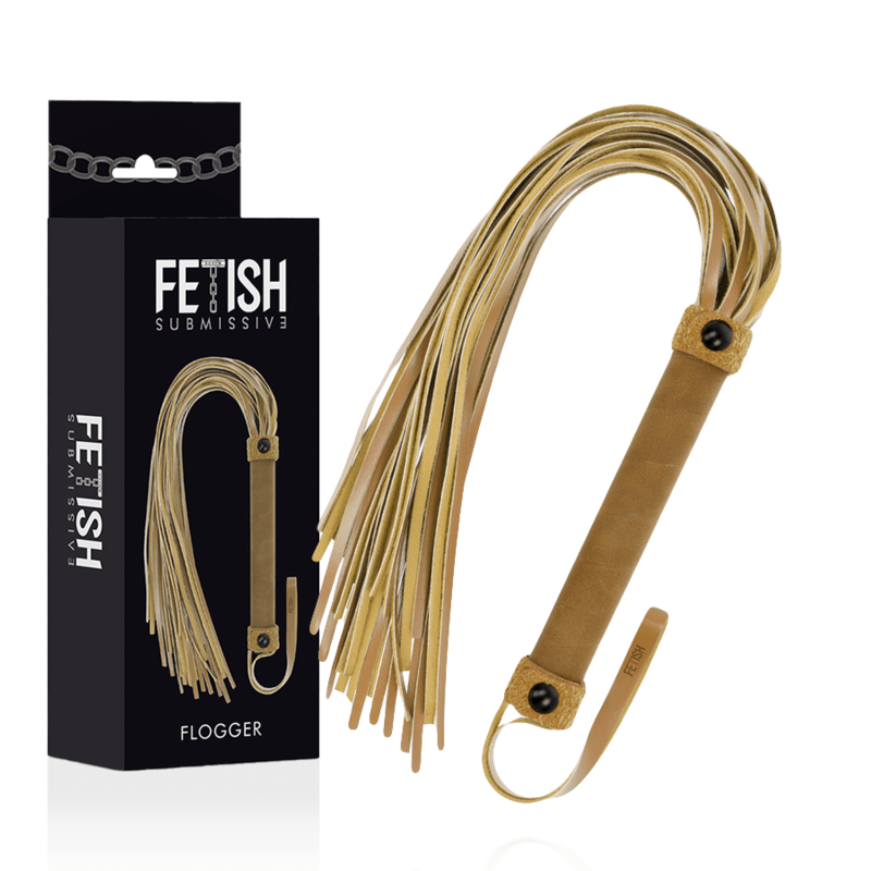 FETISH SUBMISSIVE ORIGEN - VEGAN LEATHER WHIP - Kink&Play