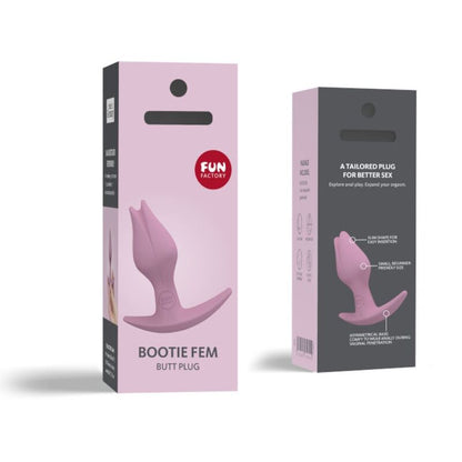 FUN FACTORY - BOOTIE FEM FEMALE ANAL BUTT PLUG ROSE - Kink&Play