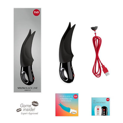 FUN FACTORY - VOLTA CLITORAL VIBRATOR BLACK LINE - Kink&Play