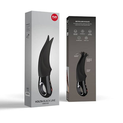FUN FACTORY - VOLTA CLITORAL VIBRATOR BLACK LINE - Kink&Play