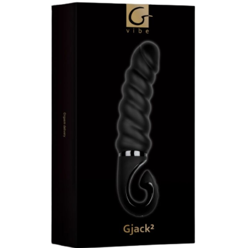 G - VIBE - G - JACK 2 - BLACK VIBRATING DILDO - Kink&Play