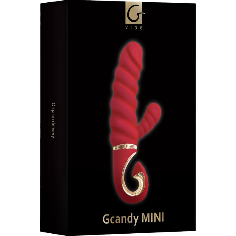 G - VIBE - GCANDY MINI RED SILICONE VIBRATOR - Kink&Play