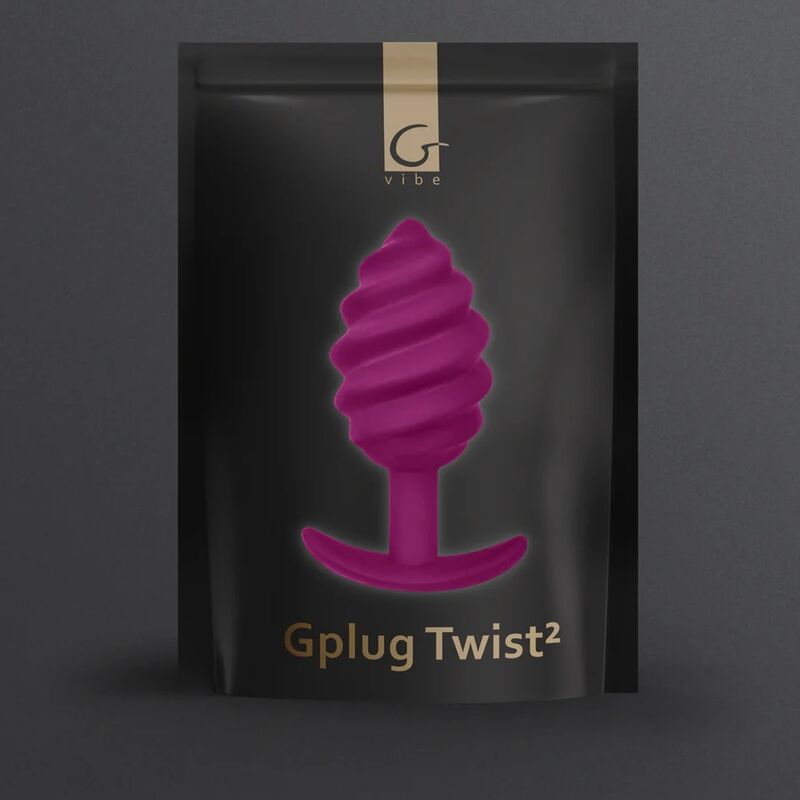 G - VIBE - GPLUG TWIST 2 PURPLE ANAL PLUG - Kink&Play