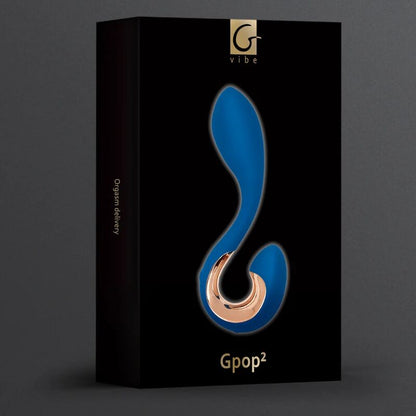 G - VIBE - GPOP 2 G AND P POINT VIBRATOR INDIGO BLUE - Kink&Play
