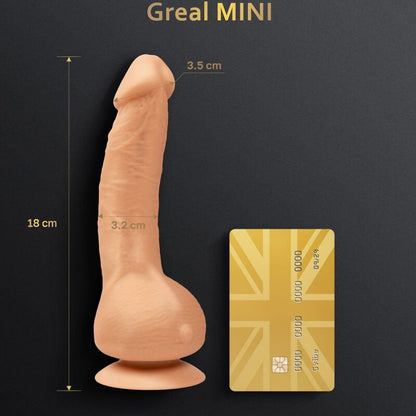 G - VIBE - GREAL MINI VIBRATOR DILDO NATURAL SILICONE - Kink&Play