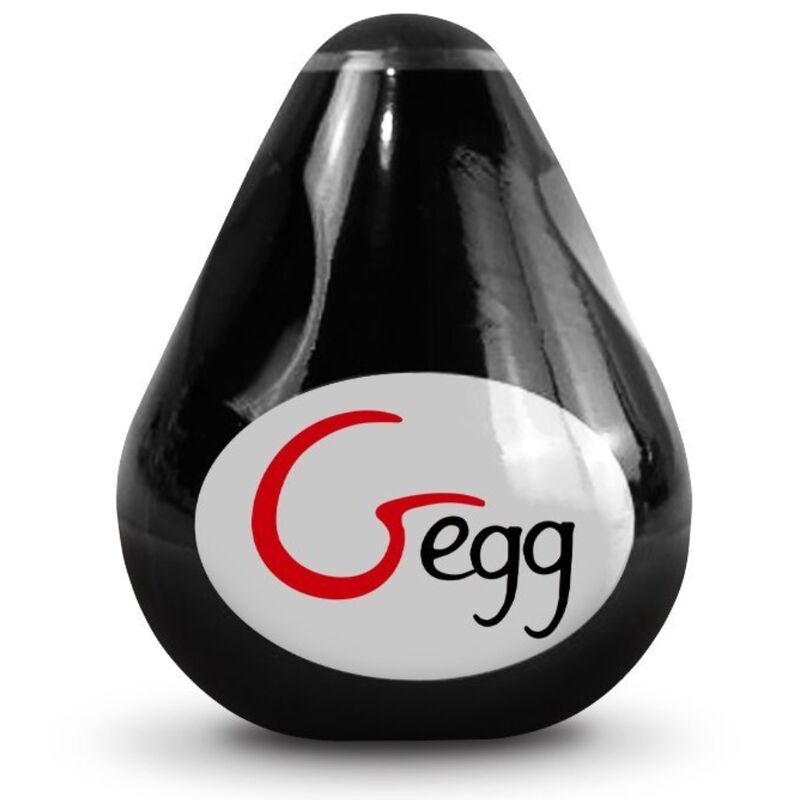 G - VIBE - REUSABLE TEXTURED MASTURBATOR EGG BLACK - Kink&Play