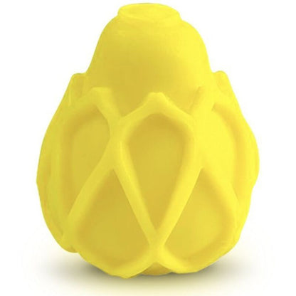 G - VIBE - REUSABLE YELLOW TEXTURED MASTURBATOR EGG - Kink&Play